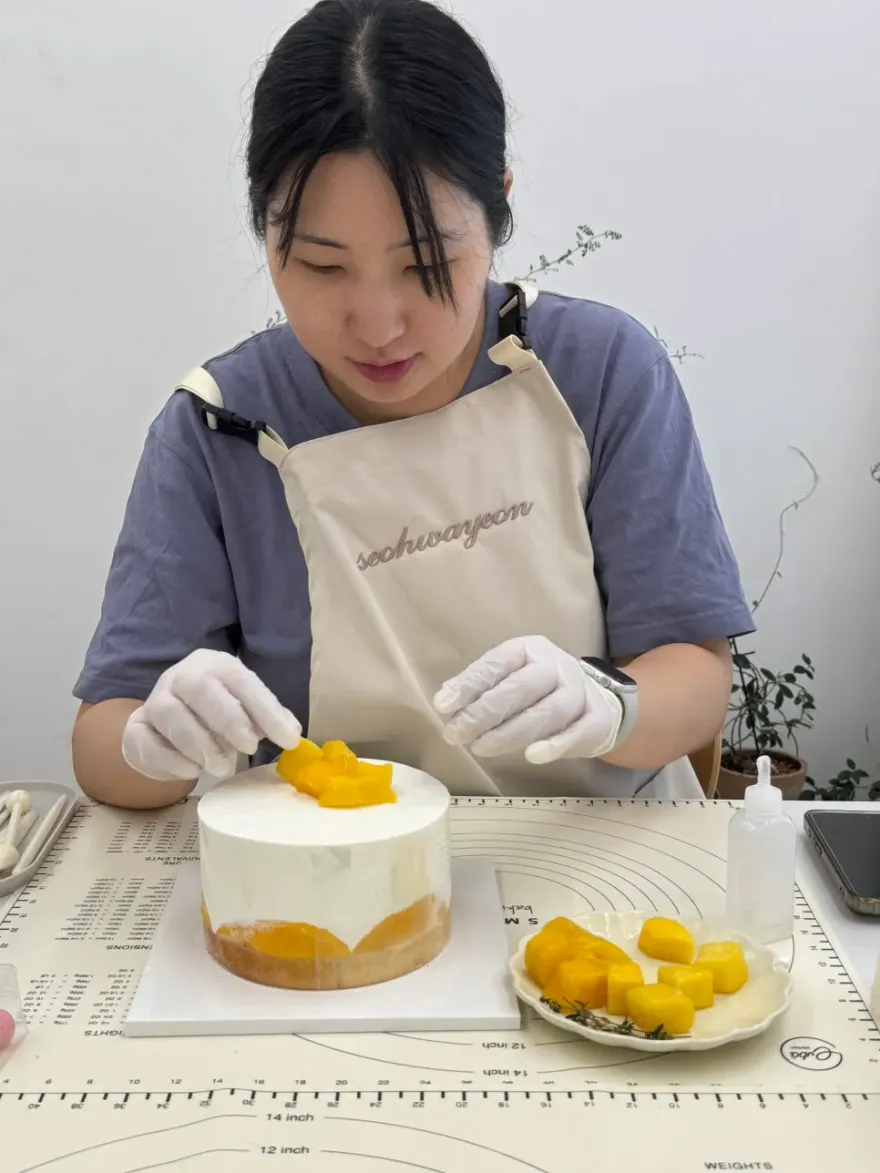 위례 베이킹 원데이 클래스: 화과자 & 망고 케이크 만들기 — 사진 14