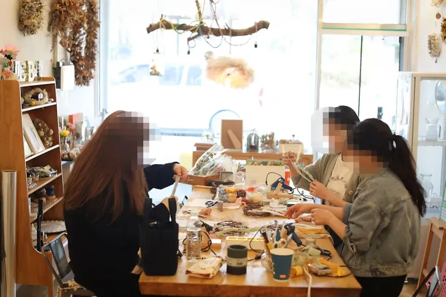 청주 드라이플라워 리스 원데이 클래스 후기