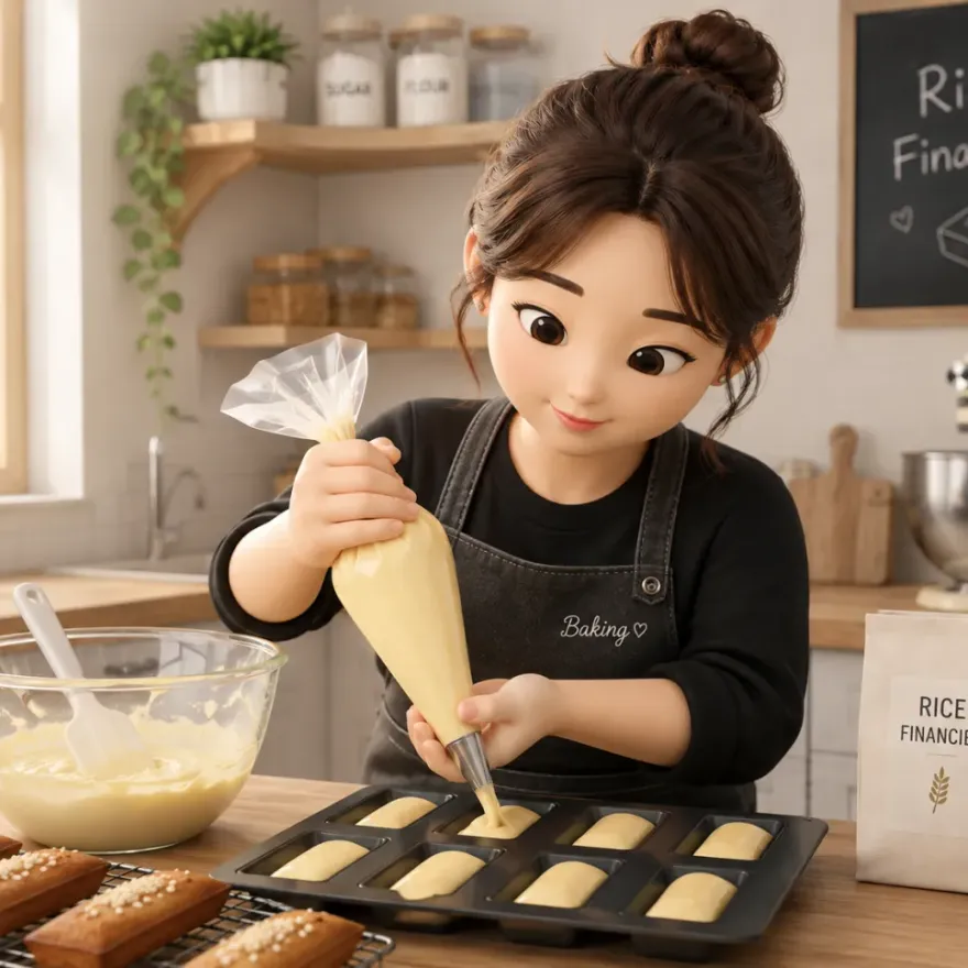 라이스 휘낭시에 원데이 클래스: 초보도 가능한 베이킹 체험 — 사진 1